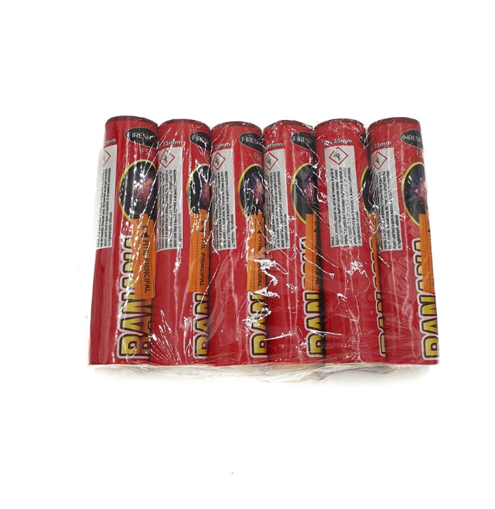 Artificii tun albastru -Banane 35mm .Emițător de sunet luminos set ALBASTRU/ROSU