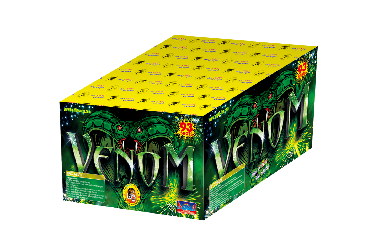 Baterie 93 focuri mix efec EVANTAI VENOM