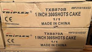600 focuri 25 mm calibru triplex txb879