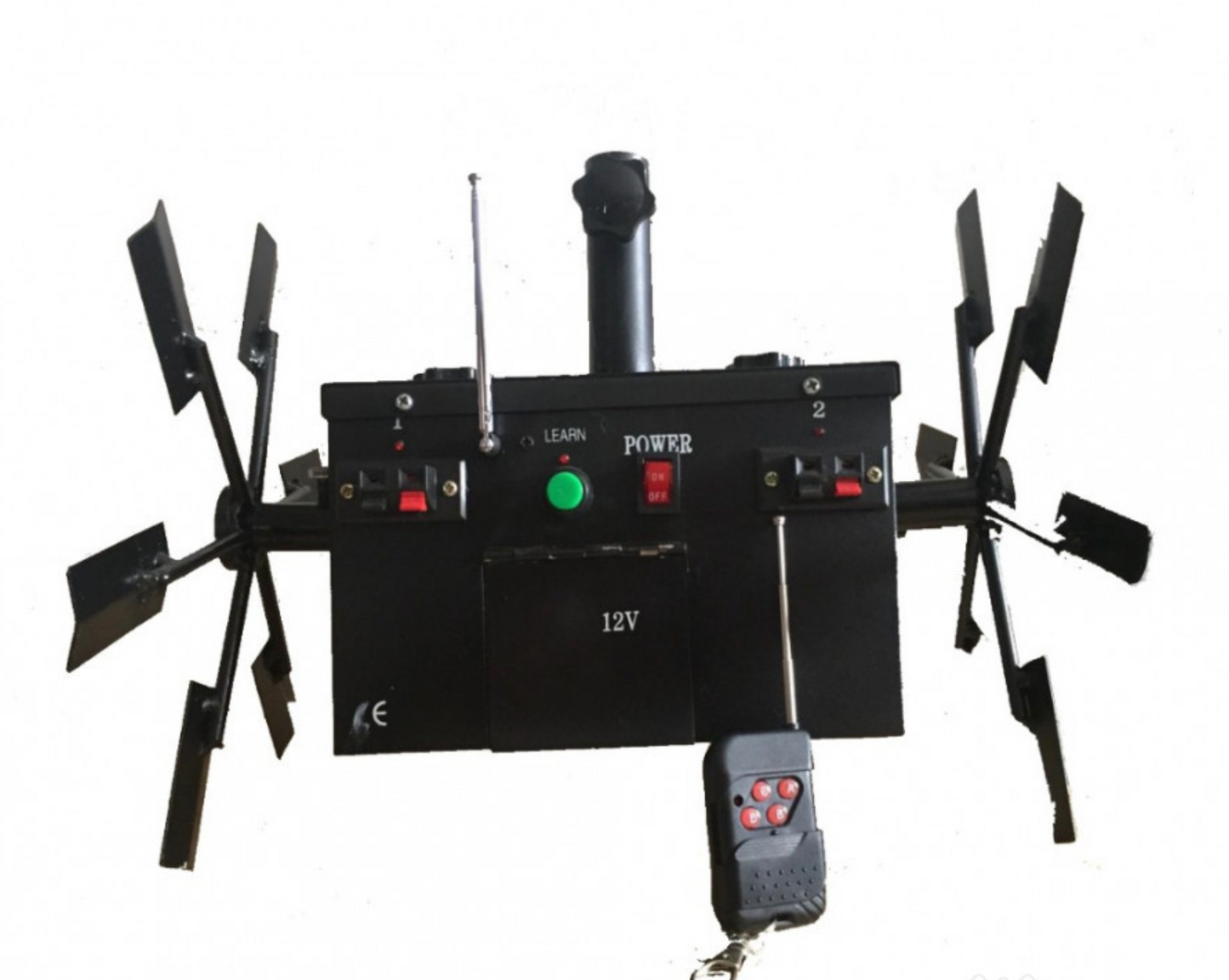 Sistem declansatoare artificii - tip soare rotitor cu 2 palete SF004