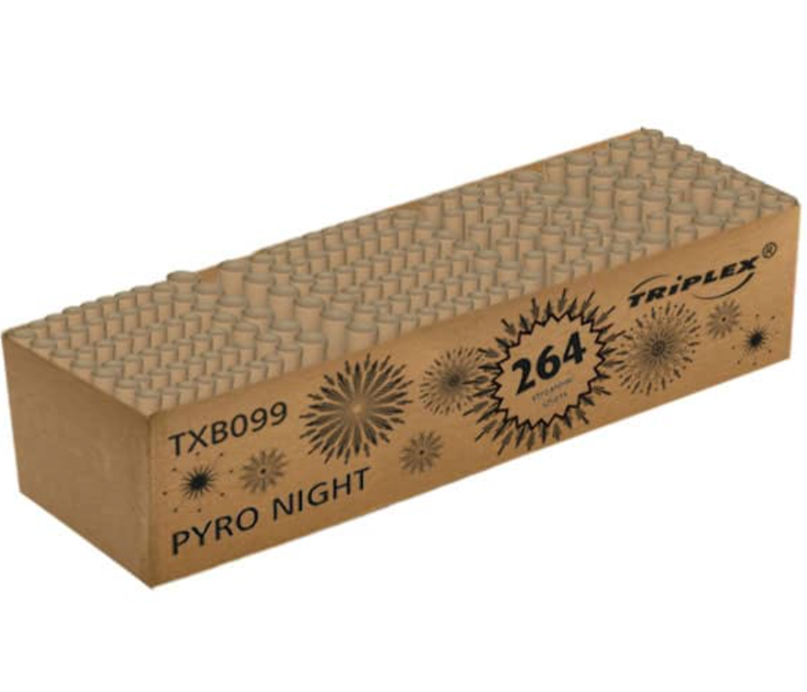 BATERIE DE ARTIFICII 264 FOCURI multicalibru 20-25-30-40 cm TXB099