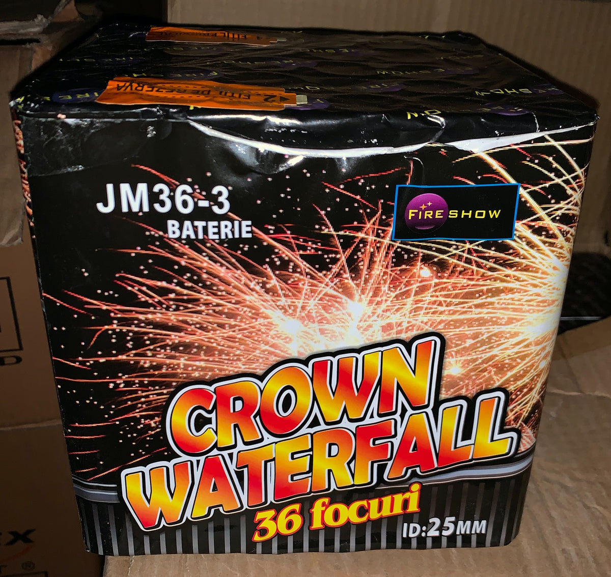 Baterie de artificii 36 focuri calibrul 25 mm Fireshow