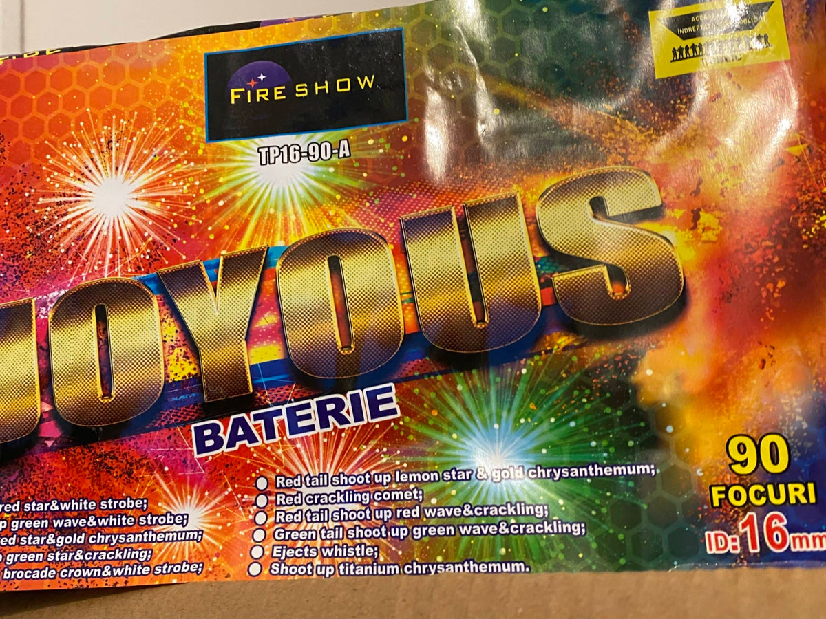 BATERIE JOYOUS 90 de focuri 16 mm Calibru Fireshow