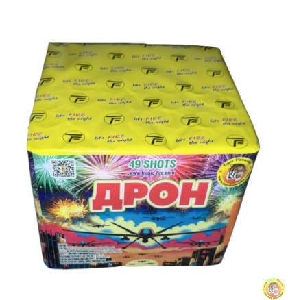 Baterie de artificii 49 focuri calibru 30mm