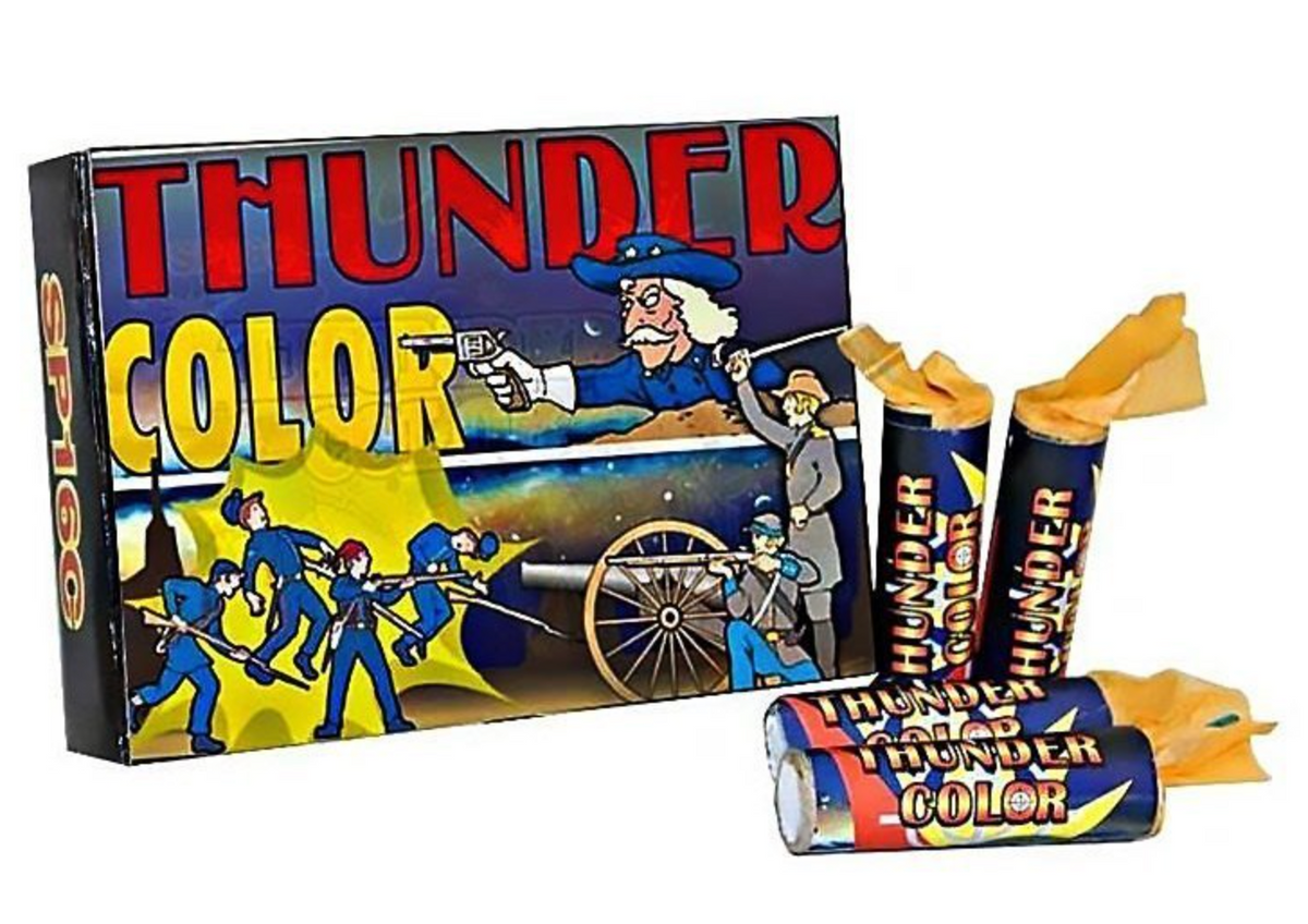 Petarde Triplex TXP385 TUNDER COLOR 2gr GRAME-Emitator de sunet