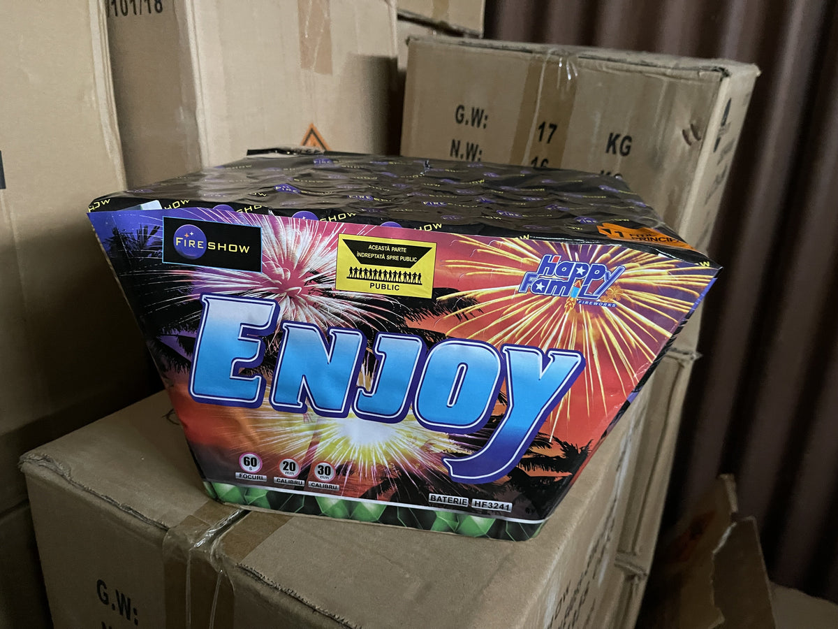 Baterie de arttificii 60f Evantai mix calibru 20-30 mm Fireshow